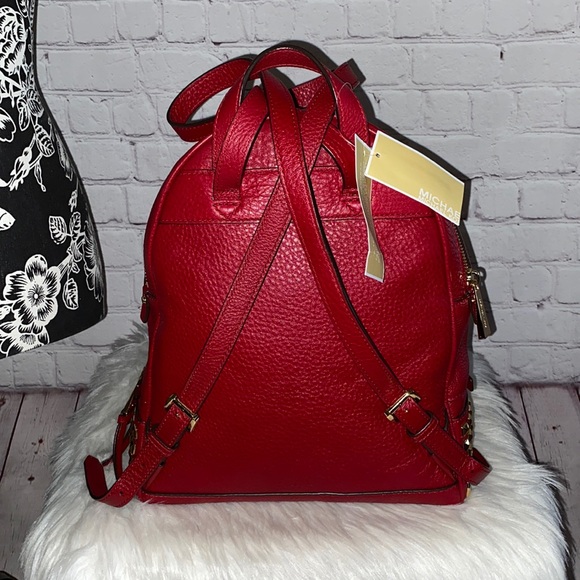 Michael Kors RHEA ZIP Pyramid Studded Backpack - Picture 5 of 6